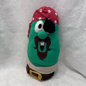 Veggietales Larry the Cucumber Pirate Stuffed Plush 17" Tall Model